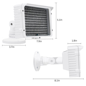 CMVision CM-IR130-830NM Special 830NM WaveLength 198pc LEDS Near Infrared Light for Security Camera Light Therepy or Other Application